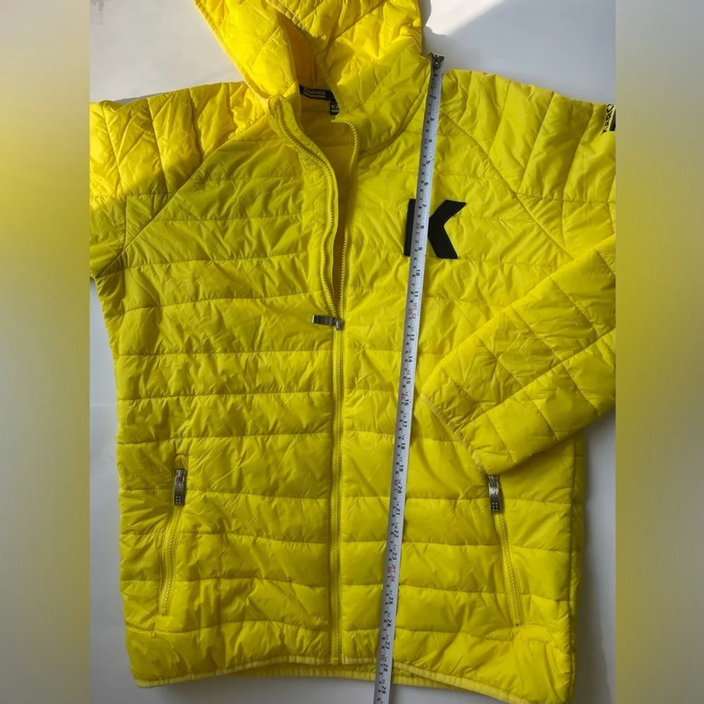 Kärcher Yellow Utility Puffer Jacket Workwear Gorpcore Streetwear Carhartt Style